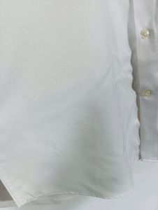 White Plain Slim Fit Formal Shirt (Men)