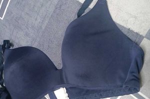 Comfortable Navy Blue Bra