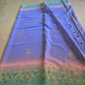 Party Wear Printed Saree