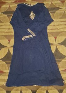 Pinteresty Blue Kurti