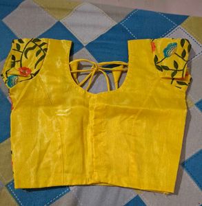 Yellow Floral Blouse