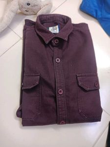 Maroon Casual Shirt