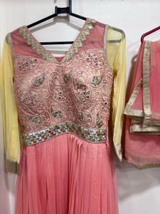 Elegant Pink Kurta Set with Dupatta