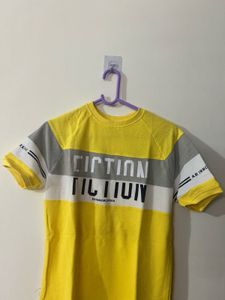 Stylish Yellow Graphic T-Shirt