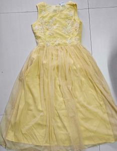 Gear up 4 Diwali : super trendy Yellow Frock