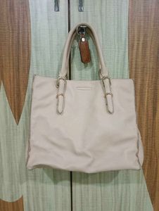 Elegant Beige Handbag