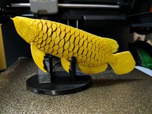 Golden Arowana Fish Showpiece