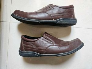 Bata Comfit Men Brown Solid Formal Slip Ons