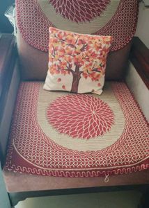 5 seater Sofa Cover Set no cushions (6 pieces)