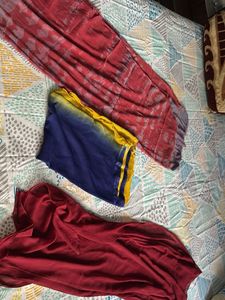 pack of 3 Vibrant Ombre & Tie-Dye Dupattas