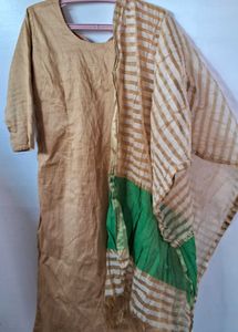 Silk Kurta Set with Dupatta