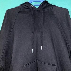 Hnm Black Hoodie Ladies