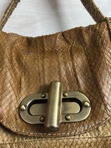 Chic Textured Leather Hobo Bag
