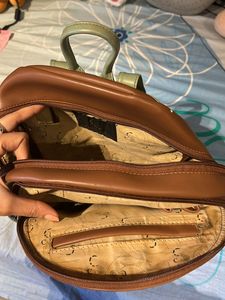Leather Back Pack