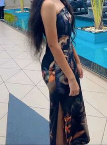 Newme roman off shoulder dress