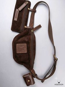 Hidesign Suede Sling Bag