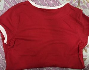 Lee Cooper Red Graphic T-Shirt