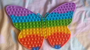 Butterfly Pop It Figet Toy|Rainbow Coloured