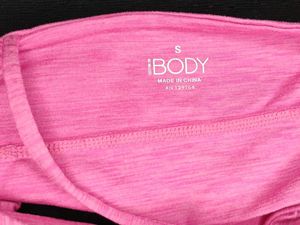 Pink Wrap Front Crop Top / Bra