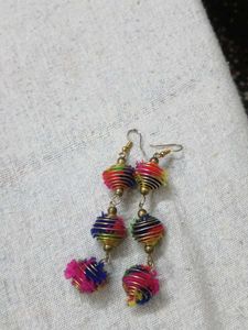 Combo Oxidized Silver Jhumka Earrings