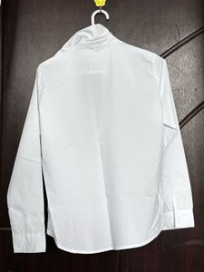 Classic White Button-Down Shirt