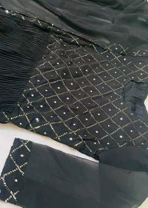 Elegant Black Kurta Set with Dupatta