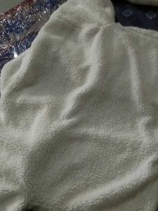 Cozy White Teddy Fleece Jacket