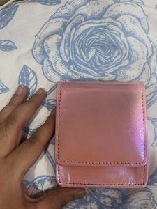 Iridescent Pink Bi-Fold Wallet