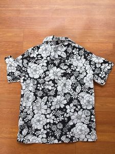 Men's Floral Print Short Sleeve Shirt