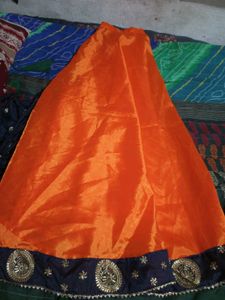 Embroidered Blue Silk Choli