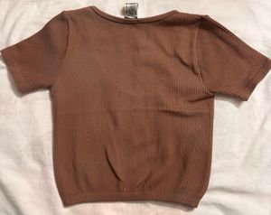 ZARA Original – Ribbed Cropped Top