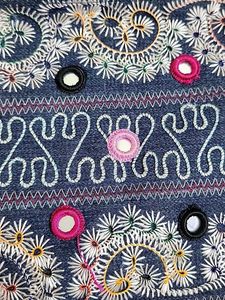 Boho Denim Crossbody Bag