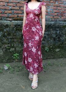 Savana Floral Mermaid maxi dress