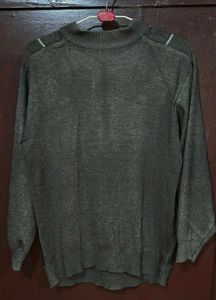 Classic Striped Quarter-Zip Sweater