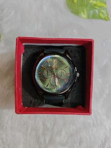 Unique Multi-Color Dial Watch