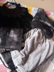 Elegant Black Lehenga Choli Set