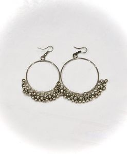 oxidised jhumka