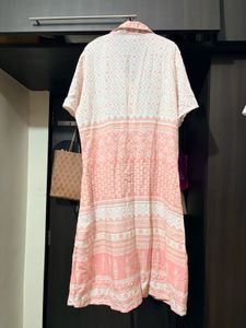 Pretty Pink Printed Dress