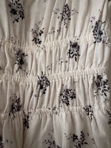 Floral Print Smocked Dress