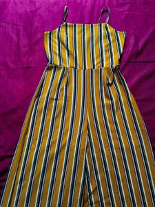 Striped Wide Leg Jumpsuit
