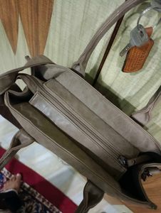 Stylish Grey Tote Bag