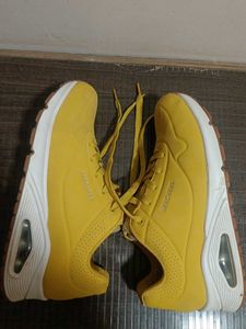 Yellow Skechers Sneakers