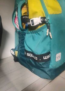 Stylish Teal and Yellow Backpack