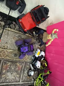 RC Toy Cars &amp; Bikes Bundle