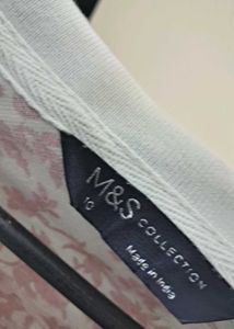 Floral Print Collared V-Neck Top