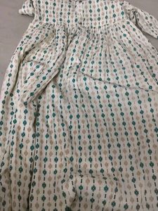 Boho Print Tiered Kurta new