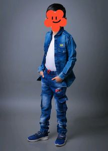 Denim Jacket & White Tee Combo