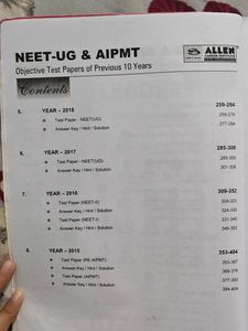 NEET-UG &amp; AIPMT pyqs Test Papers 2013-2022