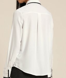 Chic White Button-Up Shirt