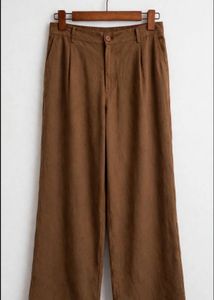 Brown Wide Leg Pants
